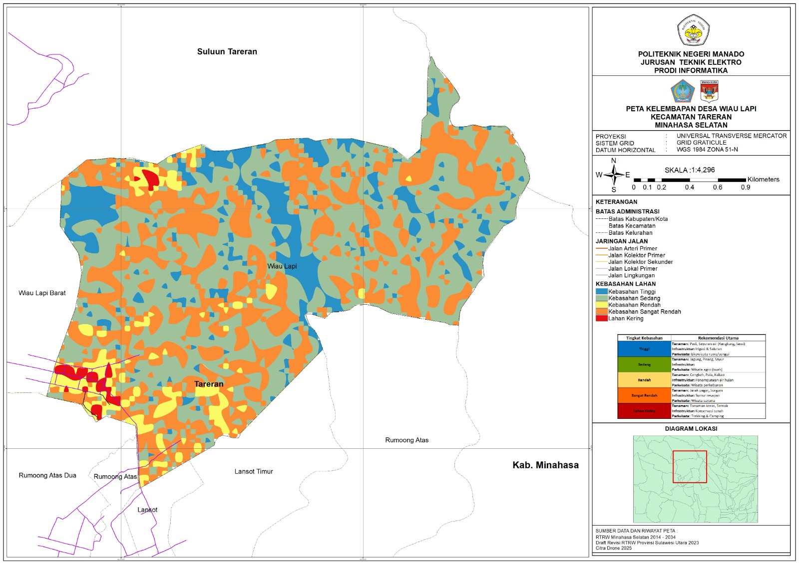 Peta Tingkat Kelembapan